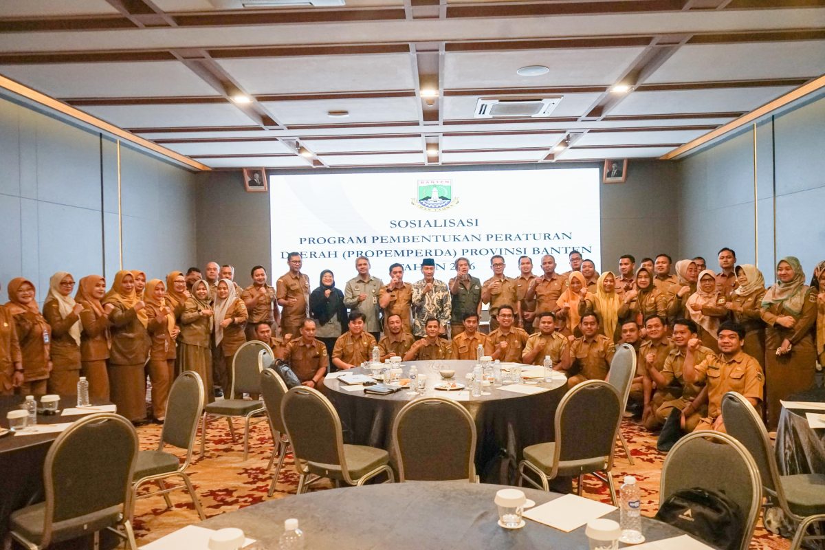 Sekretariat DPRD Banten Gelar Sosialisasi Program Pembentukan Peraturan Daerah Tahun 2026